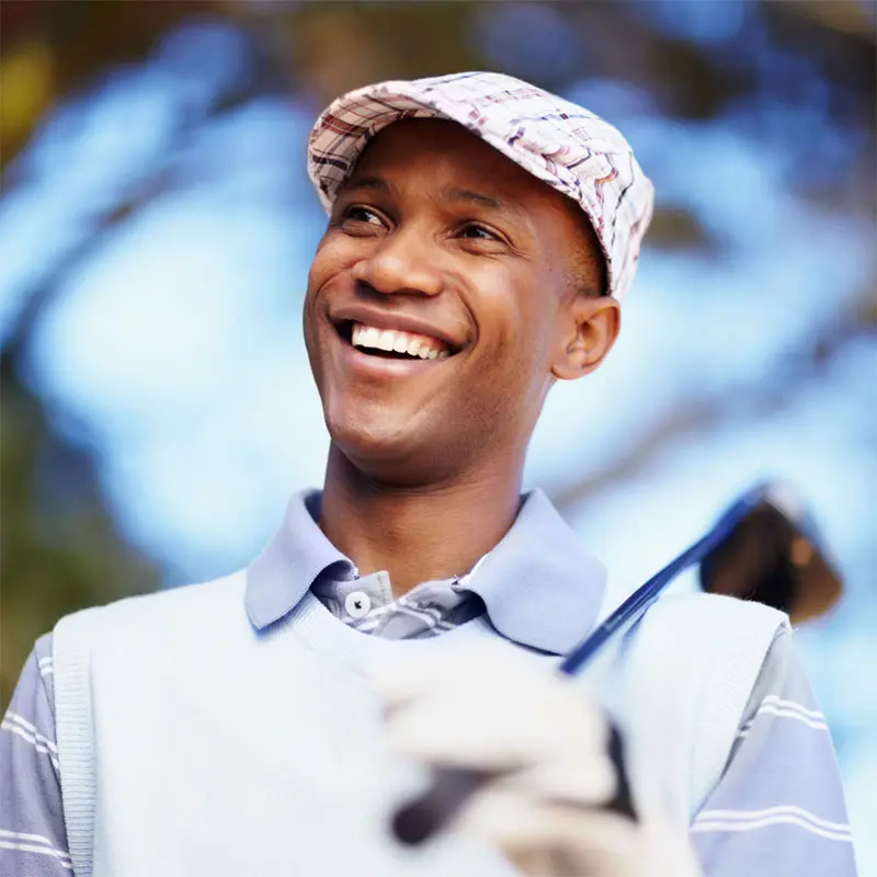 Gauteng golfer at a biltong warriors golf event